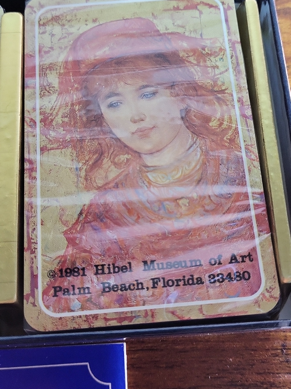 1981 VINTAGE Edna Hibel MUSEUM OF ART Playing Cards 2 Decks Sealed - Picture 3 of 6